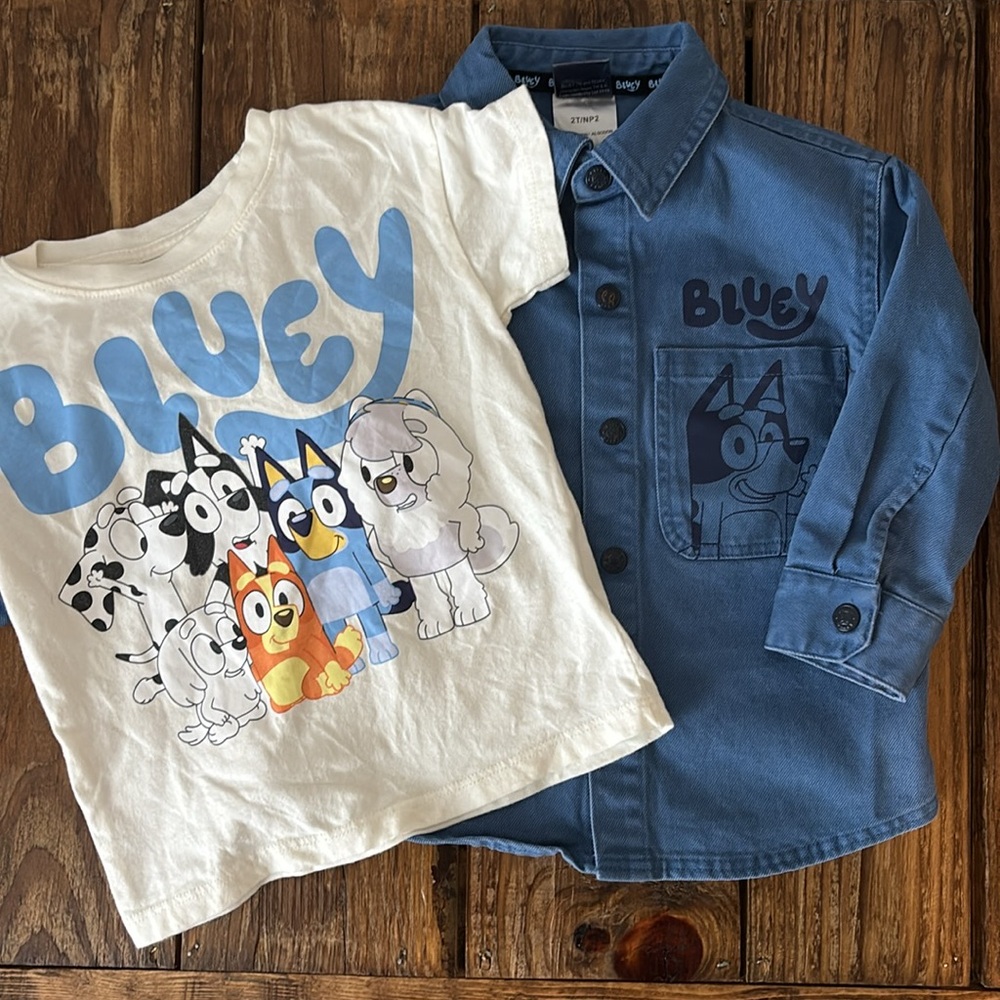 Bluey Shacket & T-shirt